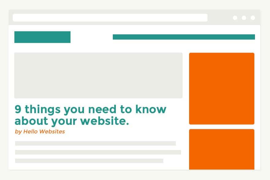 Featured image for “9 Things You Should Know About Your Website”