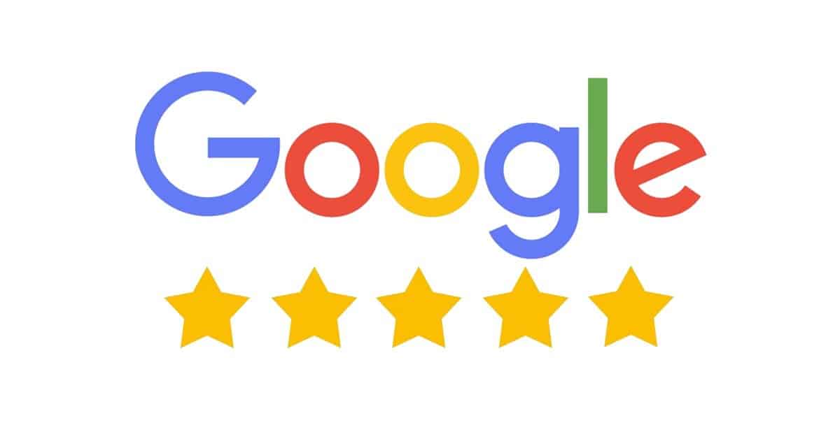 google reviews logo with five stars