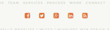 Connecting Your Website To Social Media 1 Links To Social Networks In Your Website'S Design | Hello Websites