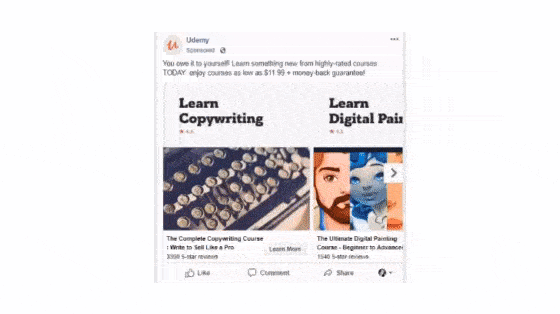 Top 5 Creative Facebook Carousel Ad Examples 6 Top 5 Creative Facebook Carousel Ad Examples 6