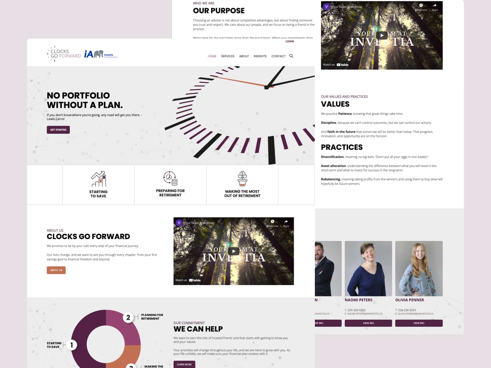 Investia Financial Services: Clocks Go Foward 2 Image