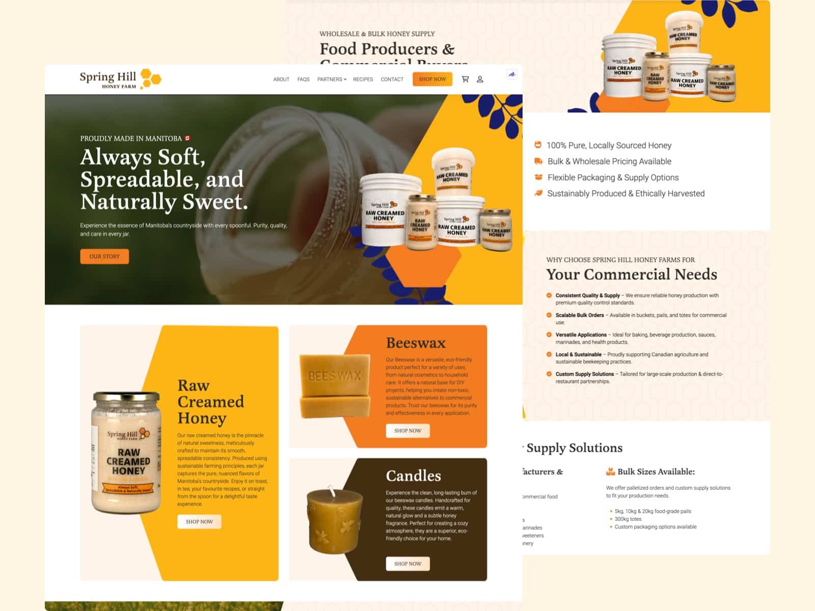 Our Work 6 Featured Image For “Spring Hill Honey Farms”